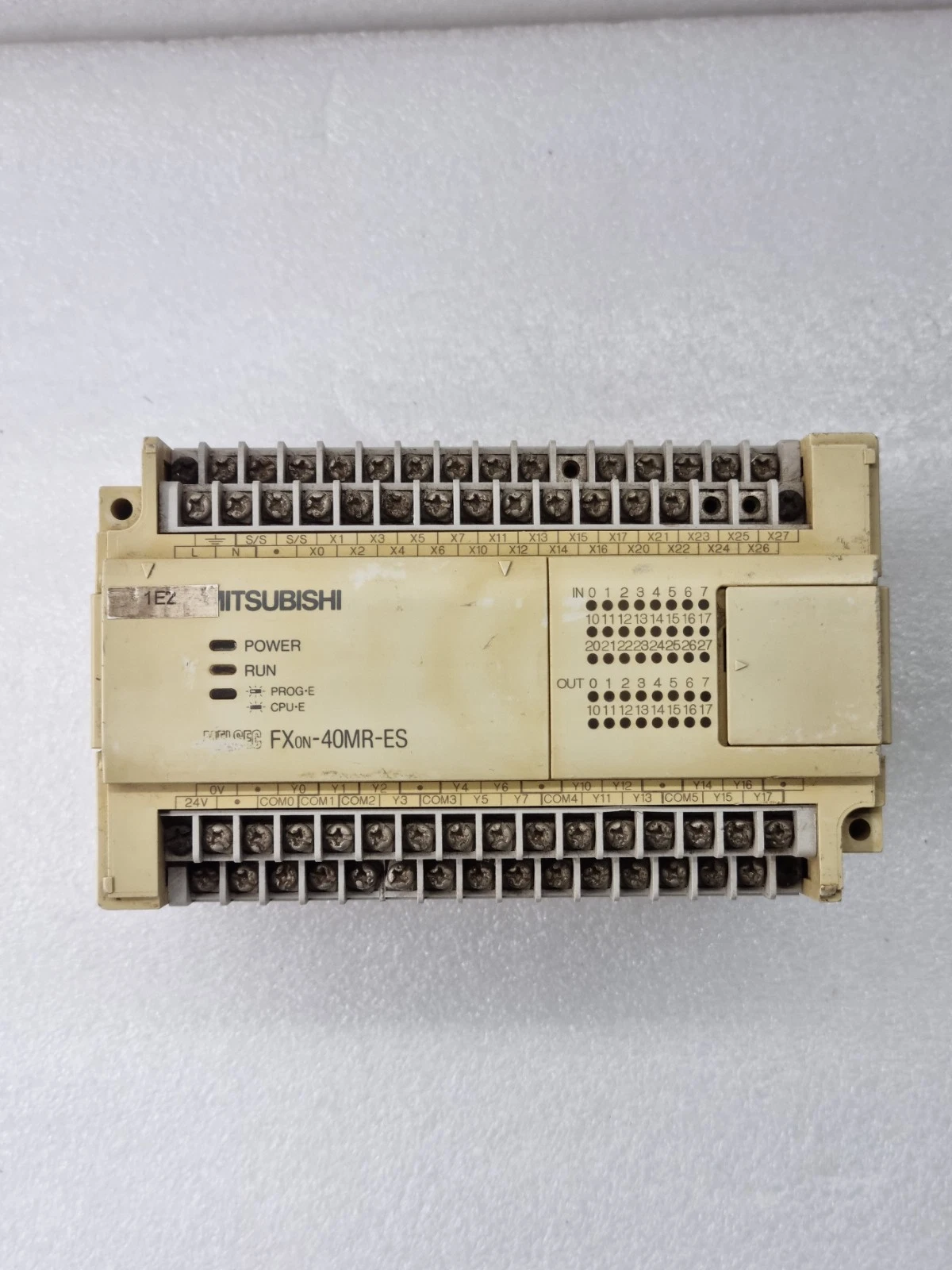 MITSUBISHI FXon-40MR-ES/UL PROGRAMMABLE CONTROLLER 100-240VAC FOR PARTS FXON40MR